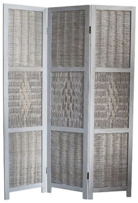 Casa Padrino Landhausstil Raumteiler Antik Weiß 40 x 2 x H. 170 cm - Landhausstil Möb