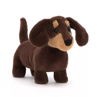 Jellycat Otto Dackel Otto Sausage Dog 12cm Plüschtier Weich Neu