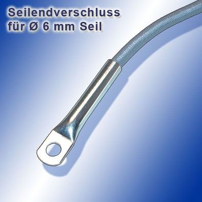 Seilendverschluss mit Simplexhaken oder ohne Simplex-Haken