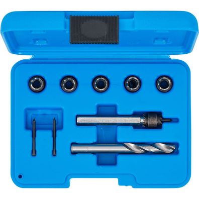 BGS Schweisspunktfräser Schweisspunkt Bohrfräser Set Doppel Fräskrone 10 tlg