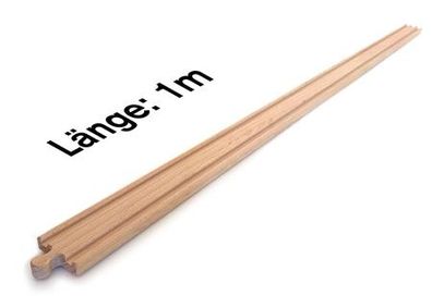 XXL Holzschiene &quot; ange Seppel&quot; 1 Meter (4 Stück im Set)