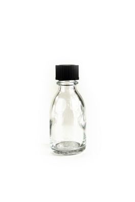 Hecht" 30ml Fläschchen | Klarglas mit DIN18 Gewinde und Deckel