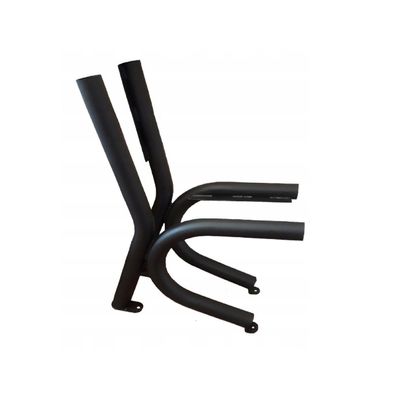 2x Bankbeine Bankgestell für Gartenbank Stahl pulverbechichtet Schwarz PARIS 9447