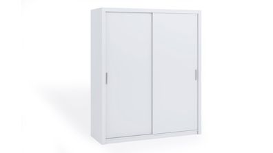 FurMeb24 Schiebetürenschrank BONO 180 cm Kleiderschrank Ohne Spiegel, 2-türiger