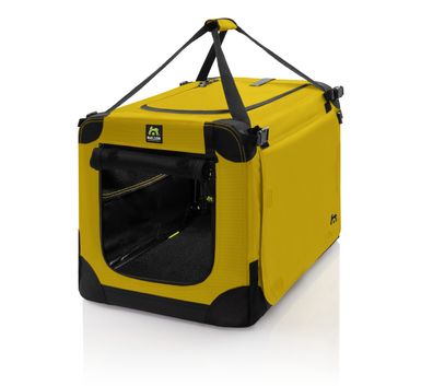 Maelson Soft Kennel faltbare Hundebox -Saffron Yellow