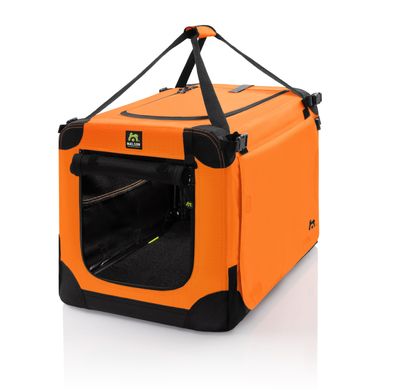 Maelson Soft Kennel faltbare Hundebox -Neon Orange