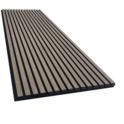 Akustikpaneel mit Holzfurnier in Dark Walnut - 2700x600 mm - mit PET-Filz