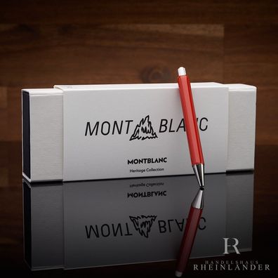 Montblanc Heritage Rouge et Noir Special Edition Baby Coral Kugelschreiber 127858