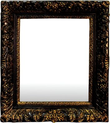 Casa Padrino Barock Wandspiegel Gold H85 x 73 cm - Antik Look Spiegel