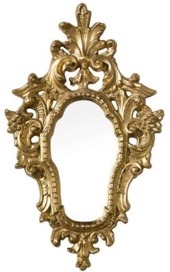 Casa Padrino Luxus Barock Spiegel Gold 39 x 3 x H. 64 cm - Wandspiegel im Barockstil