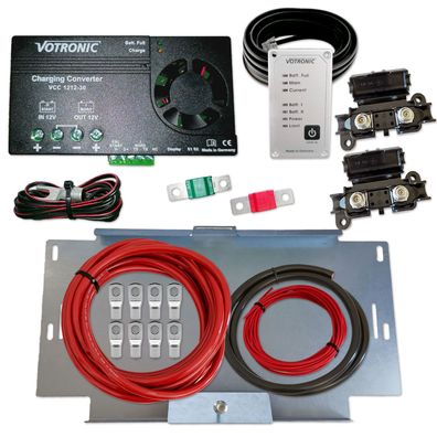Votronic VCC1212-30 Set 12V 30A 10mm² Kabel Remote mit Halter