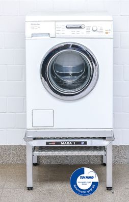 Premium Waschmaschinen Untergestell Einzel Alu, mit 1 Auszug, 150 kg Traglast