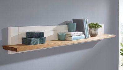 Wandboard 161cm "Zürich" Kiefer massiv weiß WZ-0133