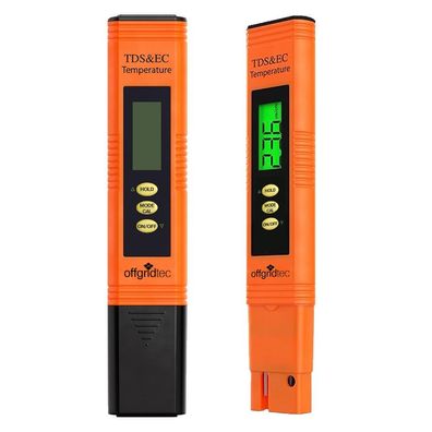 Wassertester | 4 Funktionen | TDS, Leitwert & Temperatur