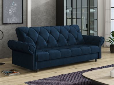 Sofa Bona mit Schlaffunktion und Bettkasten Polstercouch Polstersofa Schlafsofa