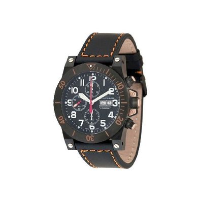 Zeno-Watch - Armbanduhr - Herren - Chrono - Muscle Chrono black - 8023TVDD-bk-a1
