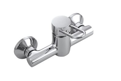 Duscharmatur Stylist Brausemischer, offener Hebel, Einhand, Chrom