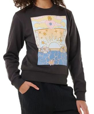 RIP CURL Kids Summer Solstice Art Crew washed black