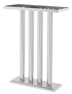 Casa Padrino Luxus Konsole Silber 70 x 30 x H. 93 cm - Designer Hotel Möbel
