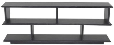 Casa Padrino Luxus Konsole Anthrazitgrau 230 x 40 x H. 85,5 cm - Edler Konsolentisch