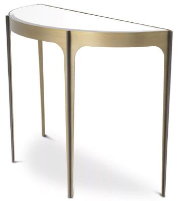 Casa Padrino Luxus Konsole Messing / Bronze 102,5 x 40 x H. 75 cm - Edelstahl Konsole