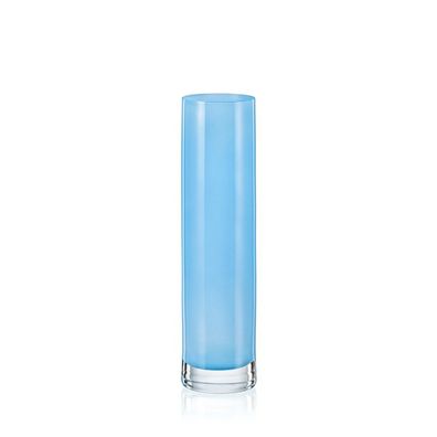 Kristallvase Vase Spring himmelblau Blumenvase D5311 Bohemia Crystalex 240 mm