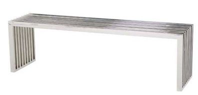 Casa Padrino Luxus Sitzhocker 5 Stars Chrom Hocker - Möbel Schlafzimmer Wohnzimmer