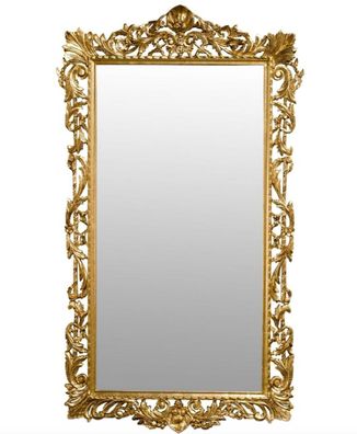 Casa Padrino Barock Spiegel Gold 110 x H. 195 cm - Antik Stil Wandspiegel
