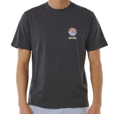 RIP CURL T-Shirt Swc Breaker washed black