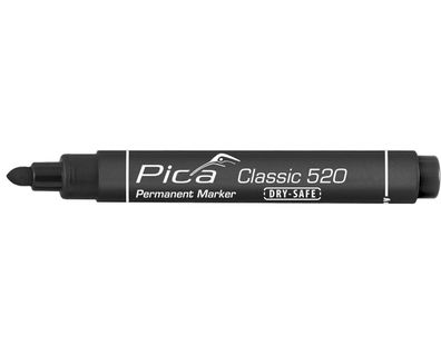 Pica Permanent Marker 1-4mm mit Rundspitze Schwarz
