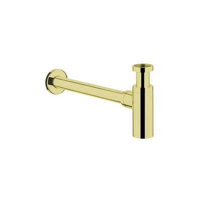 Design Ablaufgarnitur Siphon Waschbecken & Waschtisch, Messing Gold