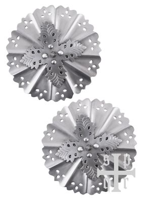 Gotische Schwebescheiben, 15. Jh., Paar