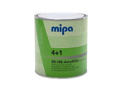 MIPA Grundierfiller "4 + 1 Acrylfiller HS" 3 l Dose, dunkelgrau