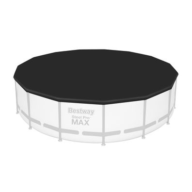 Bestway® Ersatzteil Abdeckplane (schwarz) für Pools Ø 488 cm, rund