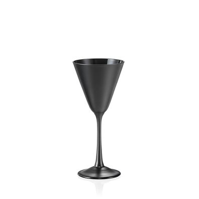 Likörgläser Espresso Martini Praline Coffee schwarz Kristallgläser 90 ml 4er
