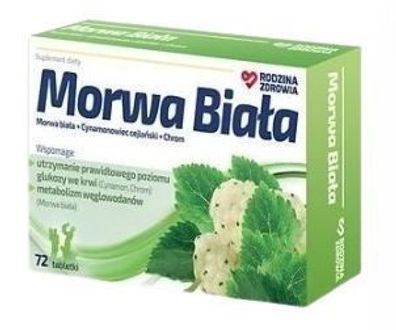 Rodzina Zdrowia Weiße Maulbeere, 72 Tabletten