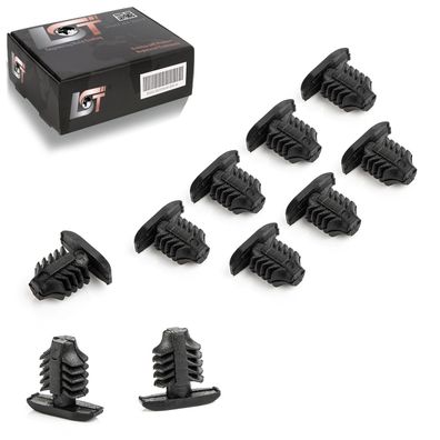 10x Für Hyundai Pony Sonata II Tür unter Dichtungsleiste Gummi Dichung Clips