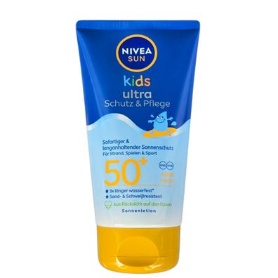 Nivea/SPF50+ Kids Ultra "Schutz&Pflege" 150ml/Sonnenschutz/Sonnencreme