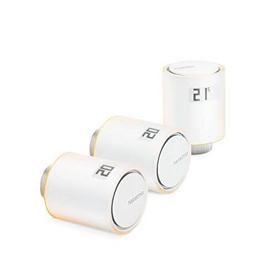 Netatmo 3 WiFi-Thermostatventile, Alexa/HomeKit kompatibel