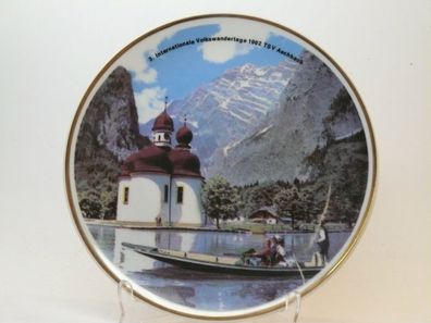 Vintage Wandteller Sammelteller Zierteller "Aschbach 1982"Kahla Made in GDR 16
