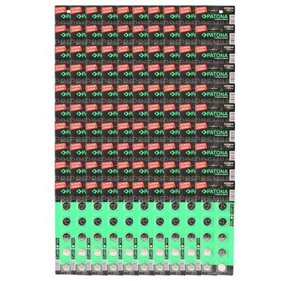 PATONA Premium 1000x CR2032 Batterien (100x10er) Pack 3V Lithium