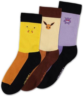 Pokémon - Crew Socks (3 Pack)