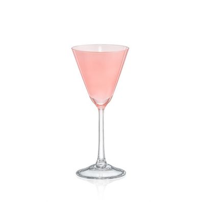 Likörgläser Espresso Martini Praline Cherry rosa Kristallgläser 90 ml 4er