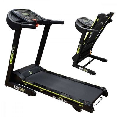 klappbar Laufband mit 3PS Motor, 16km/h, 15% Steigung, 48 Programme, Bluetooth