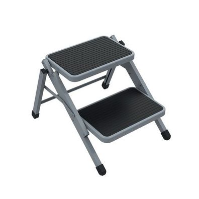 Camping Doppeltrittstufe klappbar aus Stahl, Trittstufe antirutsch