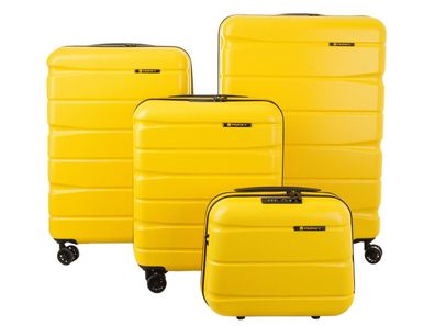 Franky A-B-S13 4er Kofferset 55/66/76 mit Beautycase Hartschalenkoffer Spinner