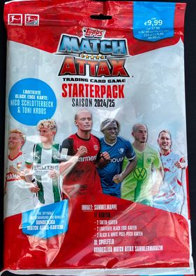 Topps Bundesliga Match Attax 2024/25 Starterpack Trading Cards Starter NEU!
