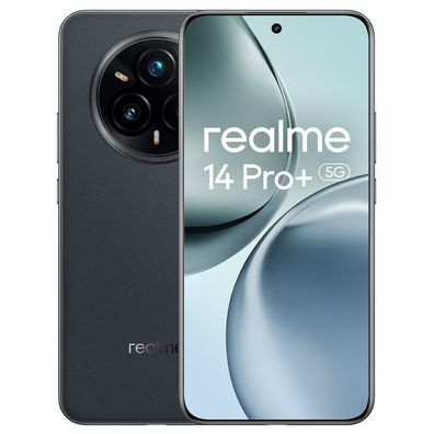12 GB RAM 512 GB ROM 7s Gen 3 Prozessor Realme 14 Pro+ 5G Smartphone Grau