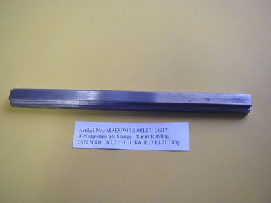 DIN 508 T- Nuten ( Steine ) lange Stäbe mechanische Fertigung Nute 8 Länge 171 mm