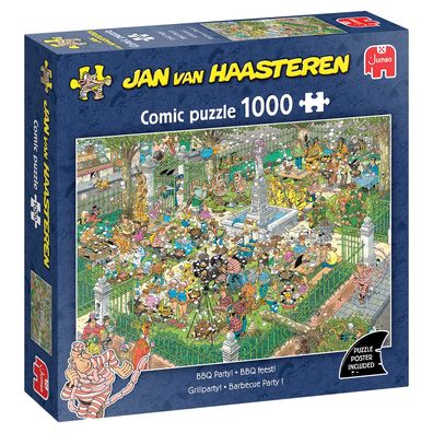 Jan van Haasteren, Grillparty, 1000 Teile Puzzle